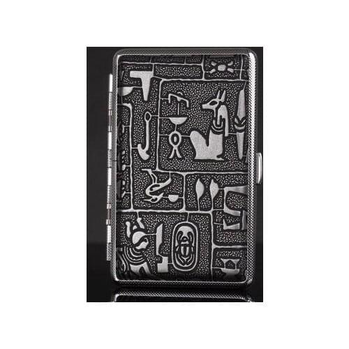 20 Slim Cigarette Retro Delicate Pattern Leather Men Slim Cigarette Case Waterproof Cigarette Box Portable Smoker Tools