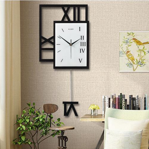 Creative personality Living Room Bedroom Watch Clock Large Decorative Wall Clocks saat reloj de pared cocina horloge murale