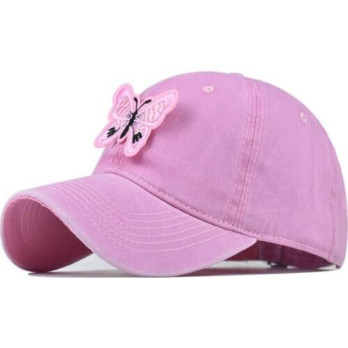 Simple Washed Cotton Adjustable Solid color Baseball Cap for women Unisex couple cap Leisure mom Hat Snapback fishing hat