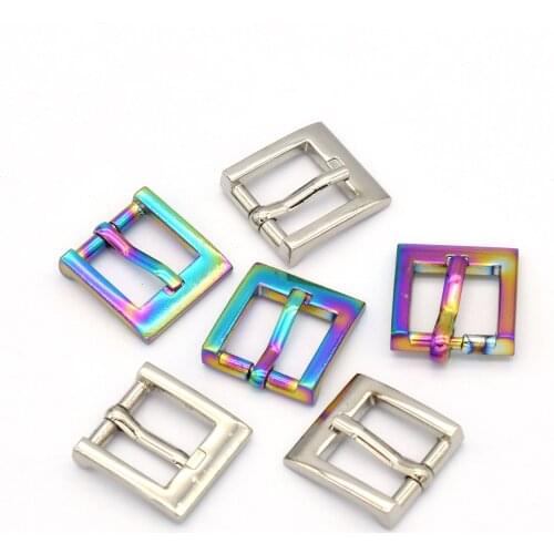 Gunmetal Center Bar Buckle Pin Buckle Strap Buckle Shoe Buckle Fasteners Belt Buckle Bag Purse Buckles For Garment 13mm 20PCS