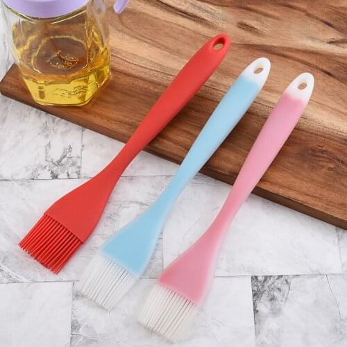 Food Grade Silicone Basting Brush Heat-Resistant Cake Baking Brush Grilling Oil Brush Bread Cream Cooking BBQ Brush Kitchen Tool