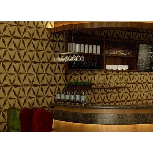 Modern 3D PVC Wallpaper Roll Diamond Design Wall Paper Retro Waterproof Vinyl Background Wall Covering Golden Silver Red