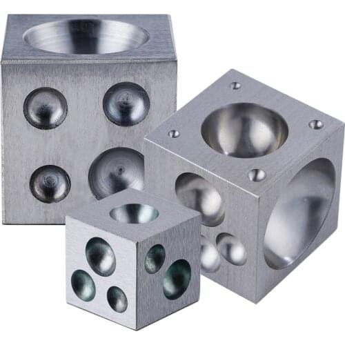 DZQ Steel Dapping Block Square Cube High-Grade Shaping Tool--25mm