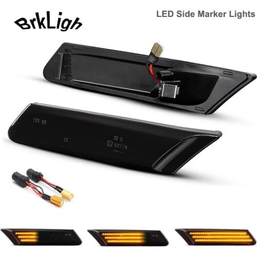 2Pcs LED Dynamic Side Marker Turn Signal Light Sequential Blinker Lamps For Porsche 911 Carrera 997 GTS GT2 GT3 Turbo Cayman 987