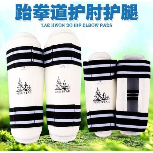 Taekwondo Shin & Arm Professional Guard Boxing Protector Sparring Gear WTF CE Comfortable Absorb Sweat 4 piece/Pack Fight Winner