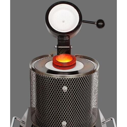 High Purity Graphite Crucible 1/2/3kg Melting Metal Gold Silver Scrap