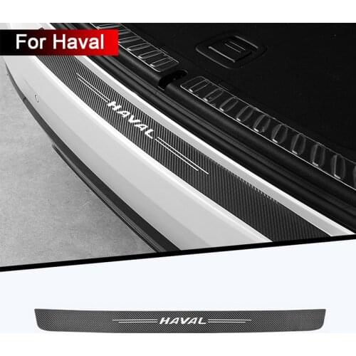 Car trunk protect Car sticker Carbon fiber cloth for haval f7 h6 f7x h2 h3 h5 h7 h8 h9 m4 Car Accessories