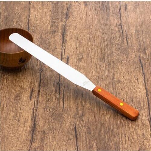 1PC 10 inch ake fondant basic tools metal stainless Cake Tool Decorating Scraper blade spatula Mold sugarcraft baking LB 124