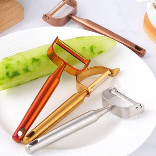 1 Pcs Multifunctional Stainless Steel Peeler Vegetable Fruit Potato Carrot Sharp Peeler Kitchen Tools Kitchen Accessories MJ918