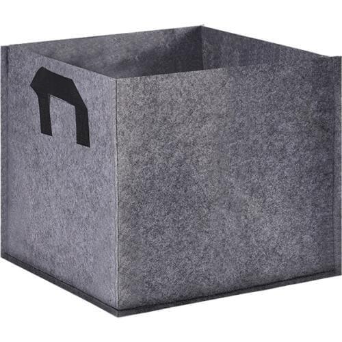 2 pcs Non Woven vegetable Fabric Pots Square Felt Planting Bag Flowerpot Planting Bag Nursery Seedling