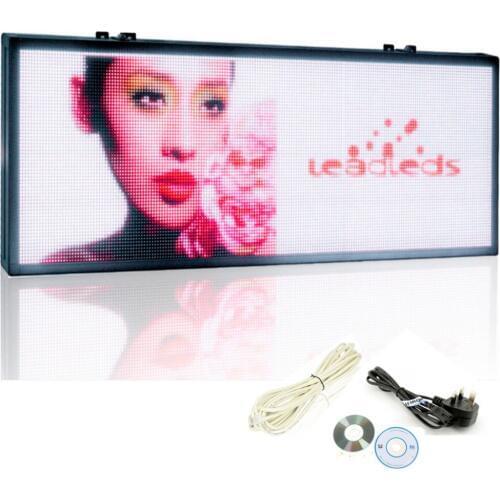 48*25-inch Indoor SMD P6 LED module RGB Full Color video LED Sign / P6 led display Screen for Store Wall Window Display Fixture