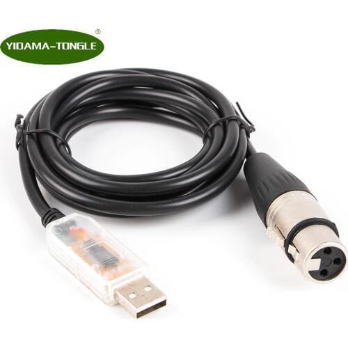 Usb To Dmx Interface Adapter Stage Lighting Disco Light Dj Dmx Interface Usb Party Lights Beam Usb Led Dmx 512 Interface
