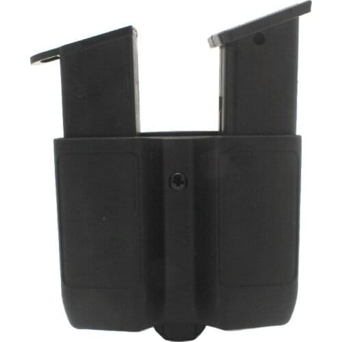 Quick Draw Double Magazine Pouch Case Stack Universal Pistol Cartridge Clip Holder Duty Belt Mag Box for M92 P226 Glock USP