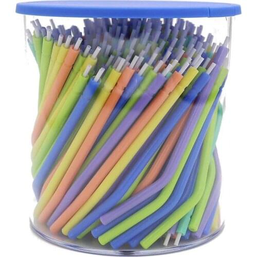 Denxy Band 250pcs/bottle Dental Disposable Tips Air Water Syringe Tips nozzle Dental oral cavity plastic dentist tool