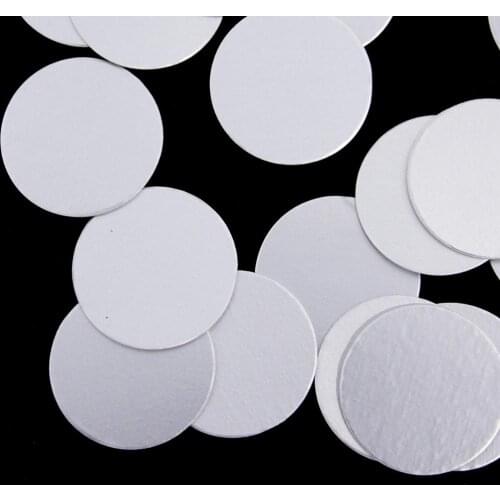 Induction sealing 38mm plactic laminated aluminum foil lid liners HDPE 10000pcs
