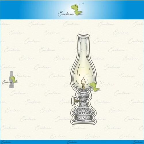 Kerosene lamp metal cutting dies 2021 new diy molds Scrapbooking Paper Making die cuts crafts