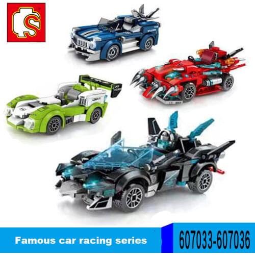 Sembo Block Famous Cars Series City Super Speed Champions Sport Racing Car Model Building Block Brick Technical Car Toy for Kids