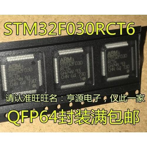 1PCS STM32F030 STM32F030RCT6 STM32F030RC QFP64 micro controller