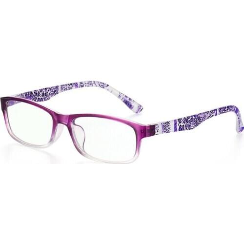 Ultralight Resin Reading Glasses Lady Anti Blue Presbyopia Radiation Protection Eyewear Vision Care +1.0~+4.0 2 Colors