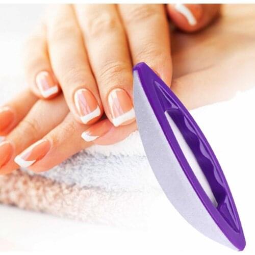 Nail File Nail Sanding Blocks Polishing Brush Use Easily Grisp Comfortable Plastic Professional Manicure Pedicure for Family