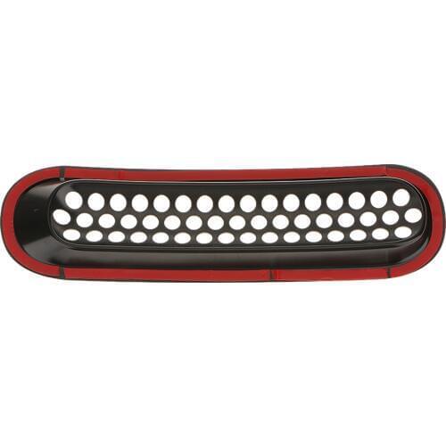 7pcs Replacement Mesh Grill Matte Black Front Grille for Jeep Wrangler JK Rubicon