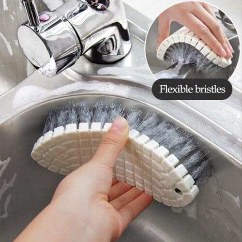 Cleaning Brush Kitchen Stove Cleaning Brush Flexible Pool Brush Bathtub Tile Brush Bathroom Brush Without Dead Corner Floor Tool