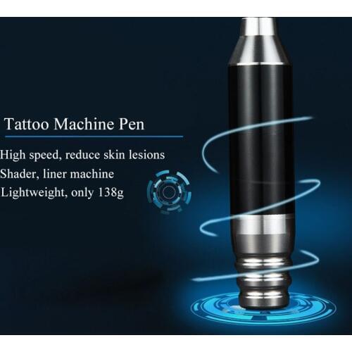 Rotary Machine Gun Tattoo Shader Liner Body Art Permanent Makeup Strong Power Rotary Motor Gun for Cartridge Needle Power Supply