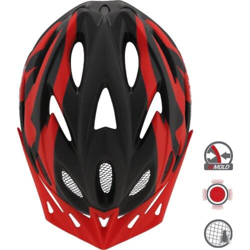 CAIRBULL Unisex Mountain Bike Helmet With Removable Visor Taillight Bicycle Helmet Capacete Ciclismo Safe Road Cycling Helmet