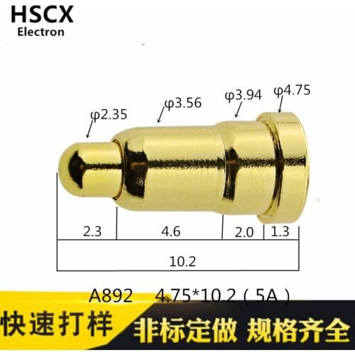 SMD Ultra-short Spring Thimble Current Needle Conductive Contact Spring Probe Magnetostrictive Elastic Copper Thimble