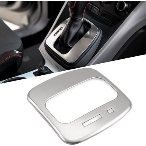 High Quality stainless steel For Ford Escape Kuga 2013 2014 2015 gear panel trim decoration stickers decoration cover