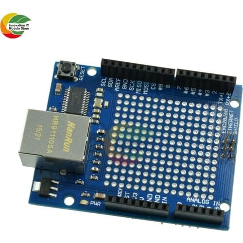 Ziqqucu Internet of Things Arduino Internet SPI RJ45 ENC28J60 Network Module Expansion Board