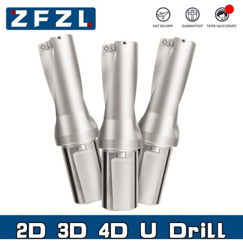 1PC SP Series Drill Bites Insert Drill 13MM-40MM Metal Drill Bits Depth 2D 3D 4D Indexable U Drill Machinery Lathes CNC Water