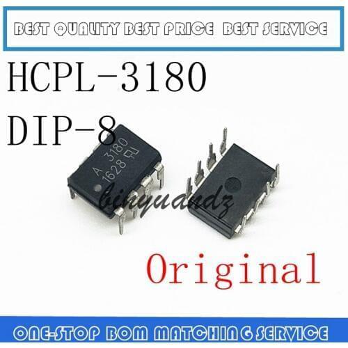 10PCS/LOT HCPL-3180 HCPL3180 MARKING A3180 3180 DIP8 Best quality IN STOCK AVAGO IC