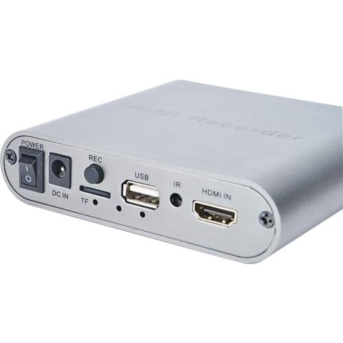 HD Recorder support 1080P and 720P HDMI video input support HDMI/VGA/CVBS video output