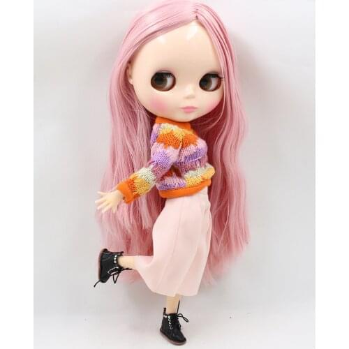 Free shipping Straight hair Pink color ,Joint Blyth (OUY 623)