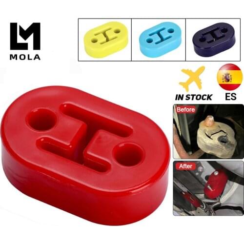 1 Piece Polyurethane Exhaust/Muffler SHORT HANGERS universal Muffler Hangers Red or Blue 8952