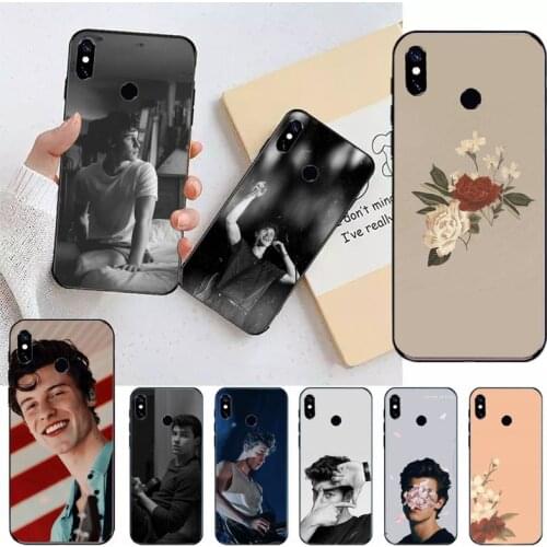 Canadian male singer shawn mendes Phone Case For Xiaomi Redmi note 7 8 9 t k30 max3 9 s 10 pro lite Luxury brand shell coque