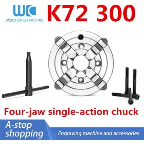 Four-jaw single-action chuck K72-300