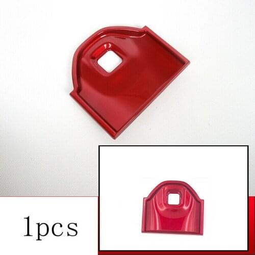 For Honda HRV HR-V 2016-2020 ABS Red central console Gear shift frame trim 1pcs Car modification Auto parts