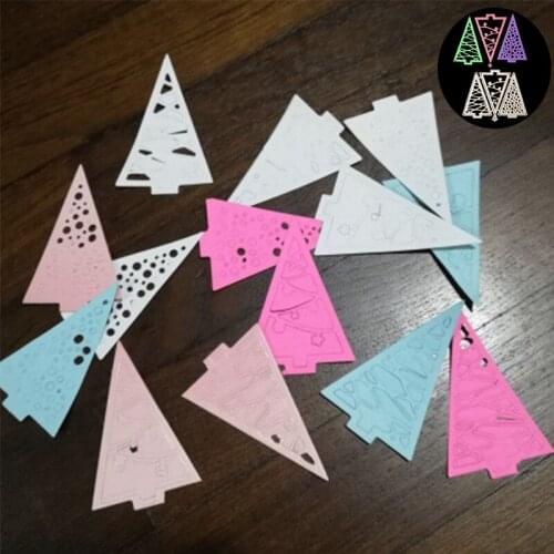 Christmas tree Card Embossing Cutting Dies Stencils Metal DIY Scrapbooking