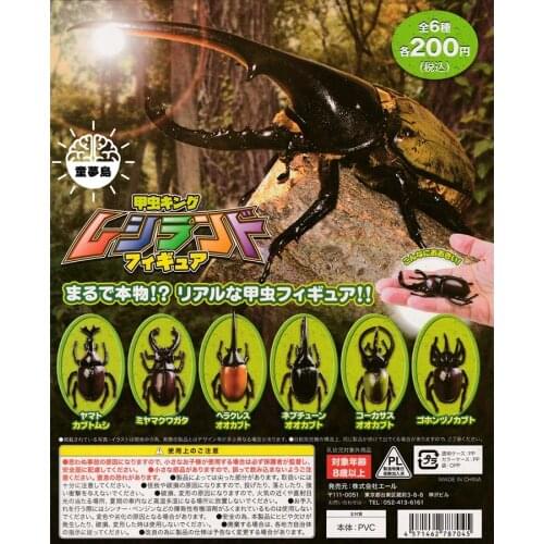 Insect Beetle World Gashapon Toys Mantis Uang Weevil Longicorn Action Figure Simulation Model Ornament Toys