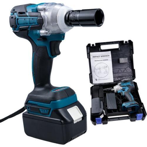 Tool Power Tool Electric Wrench Electric Screwdriver Impact Wrench Rechargeable Socket Spanner Electric Brushless Impact Wrench