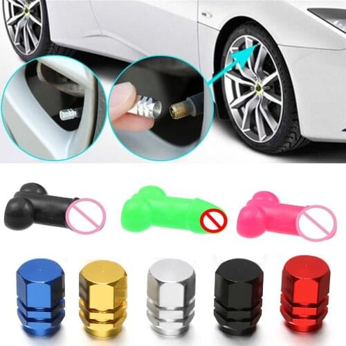 4pcs Aluminum Alloy Car Wheel Tire Valve Caps Tyre Rim Stem Covers Airdust Waterproof Automobiles Motorcycles Trucks Car Wheel