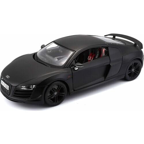 Maisto Diecast 1:18 R8 GT Black Sport Cars High Simulation Vehicle Alloy Model Car