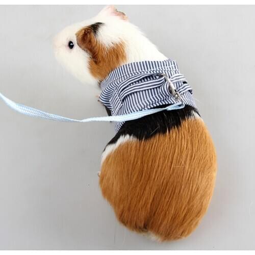 Small Pet Rabbit Hamster Harness Vest Leash Traction Rope For ferrets pet rats Chest Strap Trainings Collar Pet Supplies