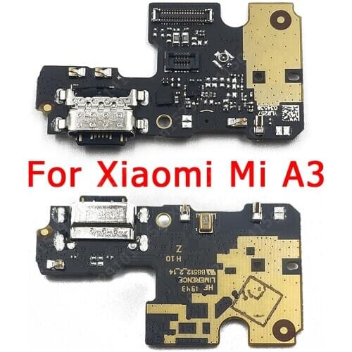 Original Charge Board for Xiaomi Mi A3 USB Plug PCB Dock Connector Flex Cable Replacement Spare Parts Charging Port for Mi A3