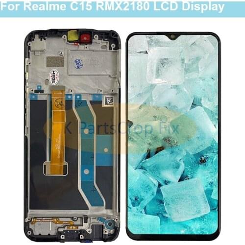 Original 6.5" For OPPO Realme C11 C15 RMX2185 RMX2180 LCD Display Screen Panel Touch Glass Screen Digitizer sensor Assembly