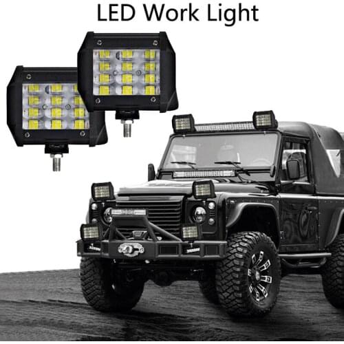 12 LED Light Bar 36W 4D Led Headlight For Off Road 4x4 4WD ATV SUV 12V 24V Car Lighting Work Light Bar Fog lights Car Products