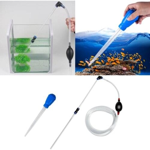 Portable Aquarium Fish Tank Water Change Clean Quickly Install Pump to Remove Residual Sand and Garbage CleaningFilter