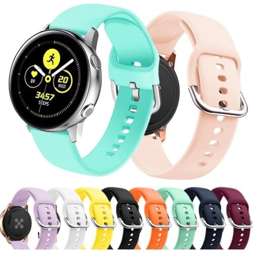 20mm Watch Strap For Samsung Galaxy Watch Active 2 40mm 44mm Band Gear sport wrist bracelet watchband samsung galaxy watch 42mm